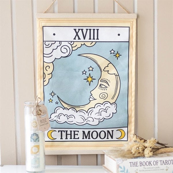Serano The Moon Vintage Tarot Wall Hanging