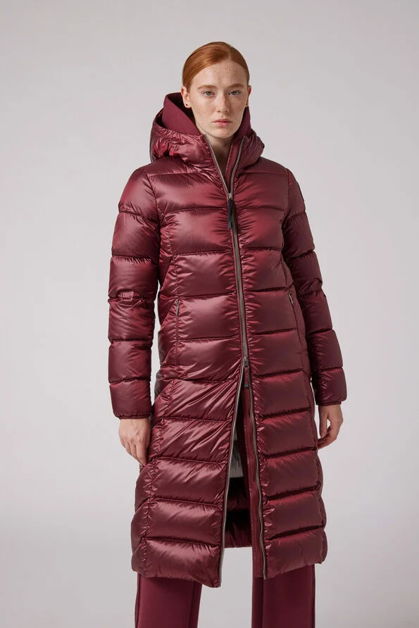 Parajumpers Leah Red Long Down Jacket