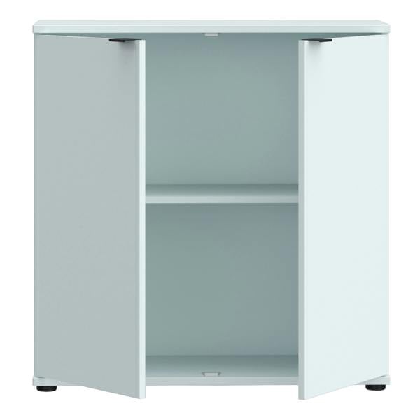 Furniture To Go Ganymede 2 Door Cupboard in Light Grey