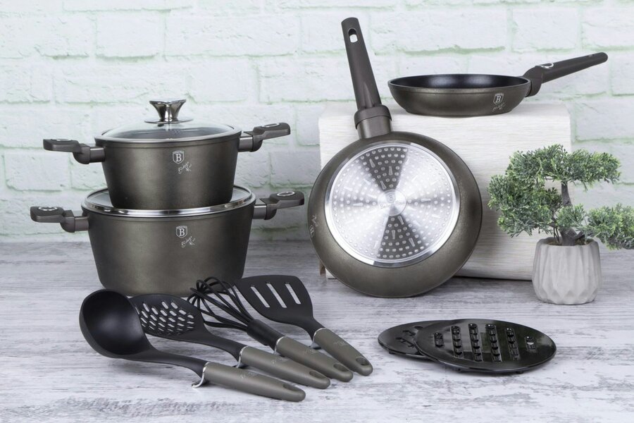 Berlinger Haus 10-Piece Cookware Set BH7166 Crystal Collection