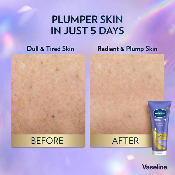 Vaseline Gluta-Hya Lotion Bundle Dewy, Overnight & Flawless Glow, 200ml Each