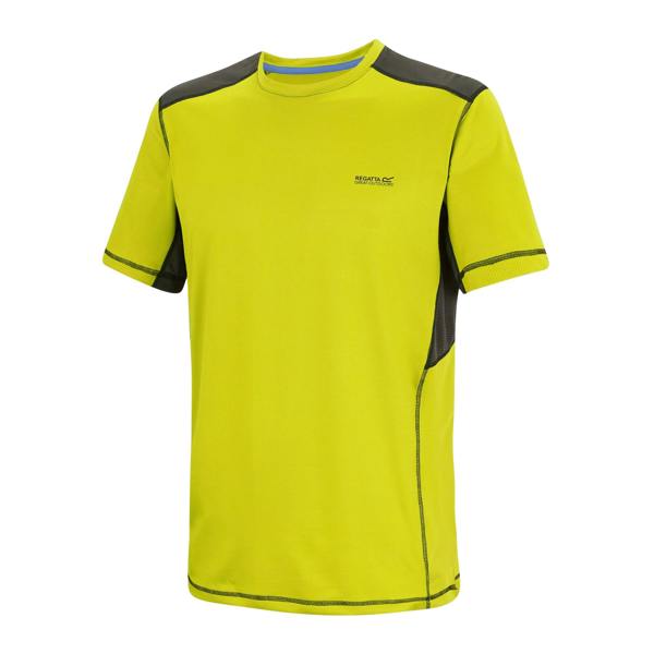 Regatta Mens Virda T-Shirt - Dark Tang/Black - 