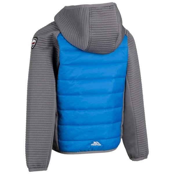 Trespass Childrens/Kids Roadie Hybrid Jacket - Blue/Grey