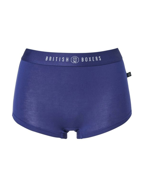 British Boxers Multipack! 4 Pairs of Women's Bamboo Hipster Boxer Briefs – Warm Spice