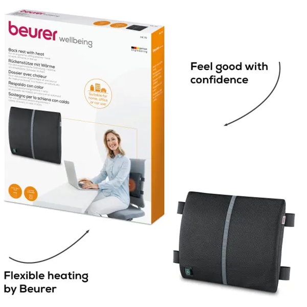 Beurer HK70 Lumbar Heat Pad with Back Rest