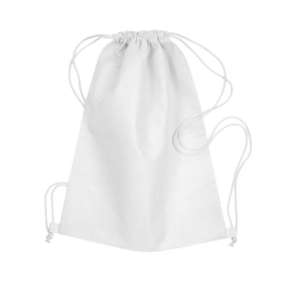 MidOcean Daffy Non-Woven Drawstring Bag - White