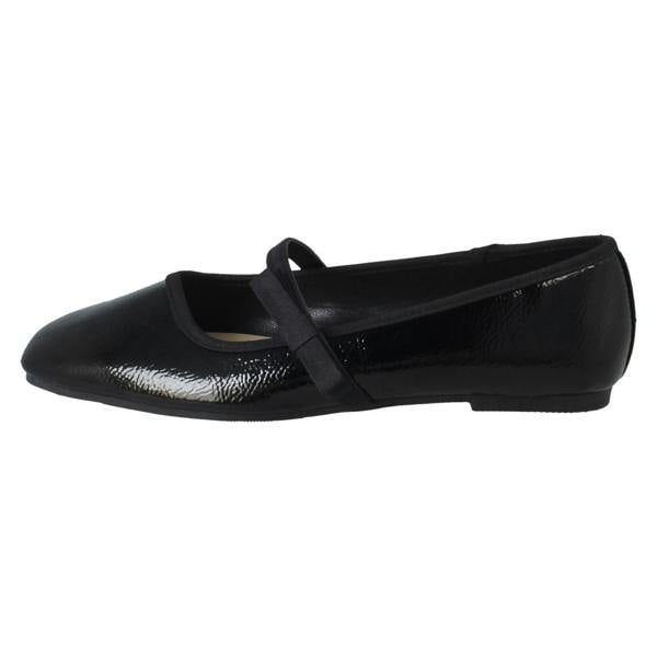 Savannah Ladies Savannah Slip On Elastic Strap Bow Detailed Mary Jane Shoes F80567
