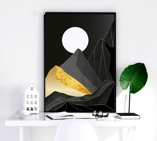 Scandinavian interior decor | set of 3 wall art prints for Living room