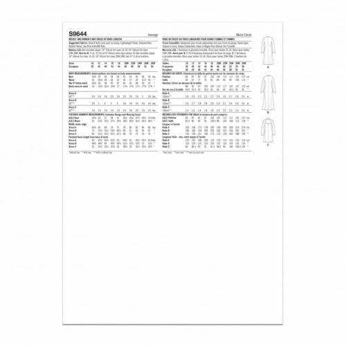 Simplicity Sewing Pattern 9644, Dresses for Women, AA (10-12-14-16-18) - Intermediate