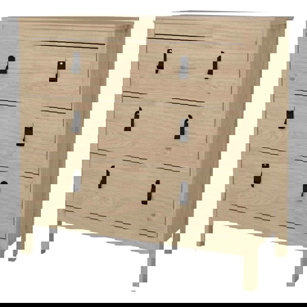 Furniture To Go Barcelona Chest 3 Drawers in Jackson Hickory Oak