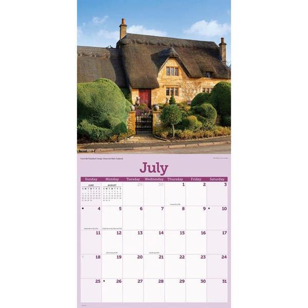 Cottage Life Calendar 2027, Wall Calendars, Month To View, Lifestyle, Gift