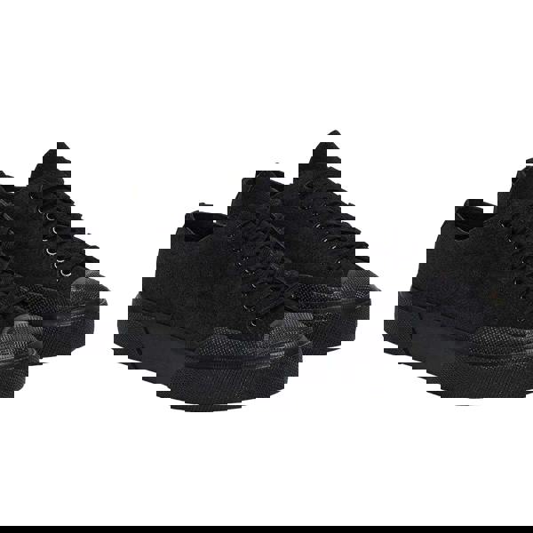 Superga Womens/Ladies Flesh Out Suede Work Trainers - Full Black