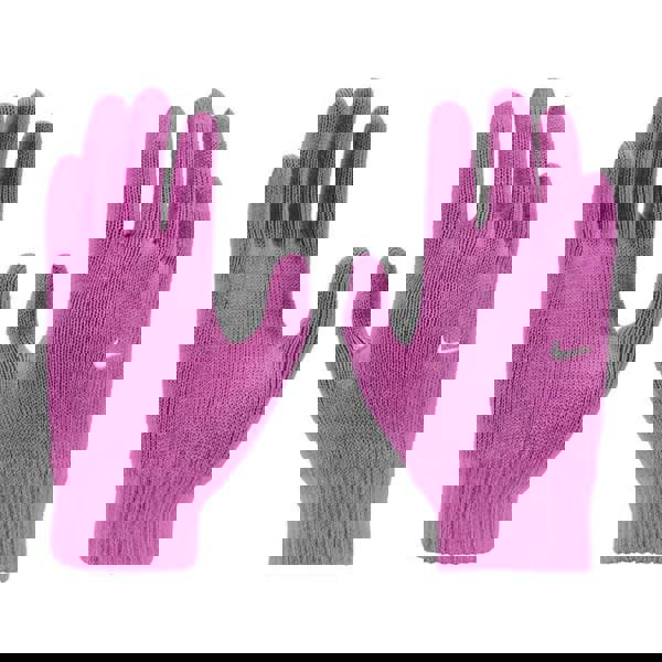 Nike Unisex Adult TG 2 Playful Knitted Swoosh Gloves - Pink/White - 