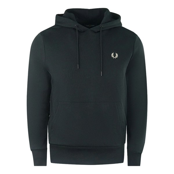 Fred Perry Laurel Wreath Hoodie - Black