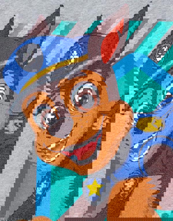 Paw Patrol Boys Grey Chase Short Sleeved T-Shirt