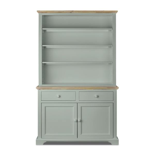 Statement Furniture Florence Display Cabinet with Height Adjustable Shelves and Cupboard