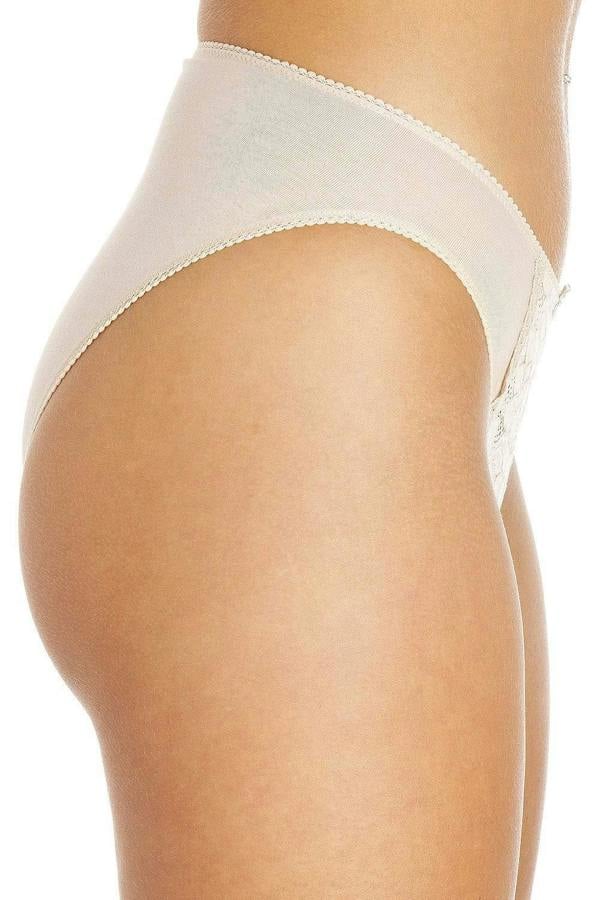 Womens 3 Pack Lace Front HI-Leg Briefs