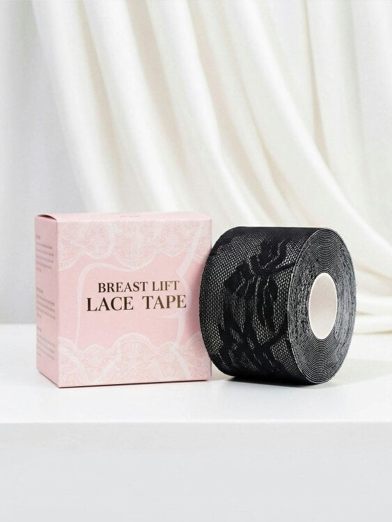 Perky Pear DIY Breast Lift Tape Roll- Black Lace- A-DD Cups