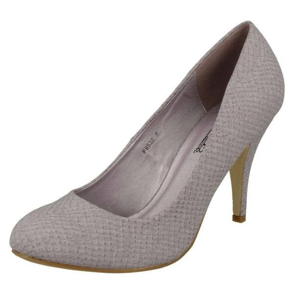 Spot On Ladies Spot On High Heel Court Shoe