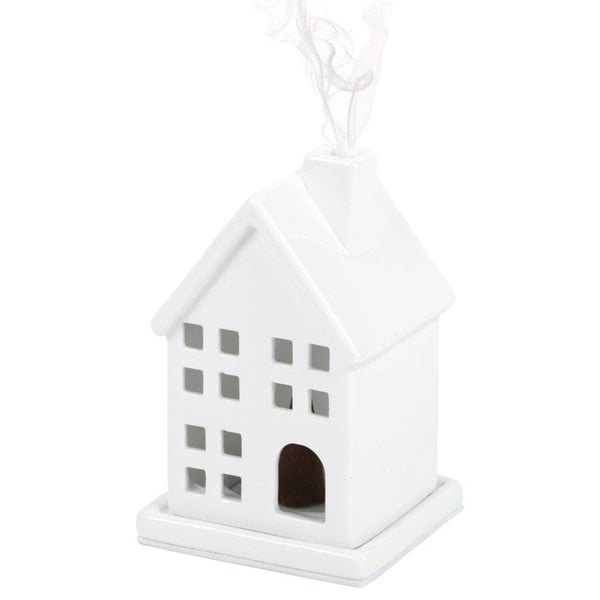 Serano White House Incense Cone Holder