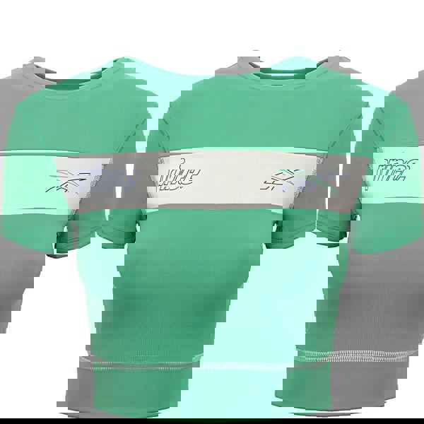 Reebok x Prince Womens retro crop t-shirt in green