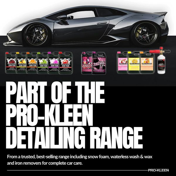 ProKleen Pro-Kleen Wash & Wax Shampoo with Carnauba Wax 3x 5L - pH Neutral Professional Car Wash Shampoo