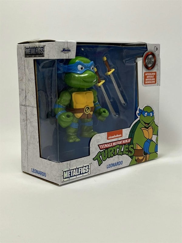 tmnt teenage mutant ninja turtles leonardo 4 inch figure jada 253283000