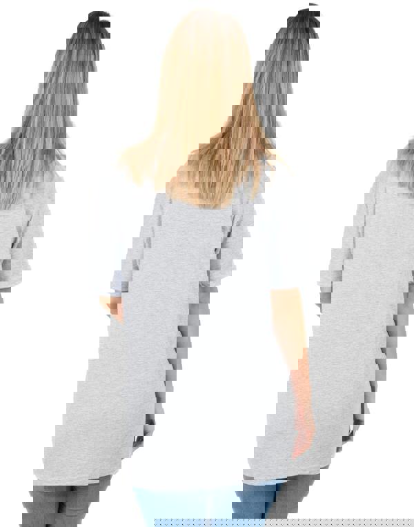 NFL Womens Grey Las Vegas Raiders Short Sleeved T-Shirt