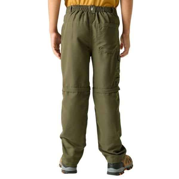 Regatta Childrens/Kids Sorcer III Zip-Off Trousers - Treetop - 