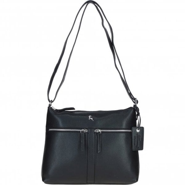 Ashwood Sleek Luxe Real Leather Shoulder Bag: Mourne