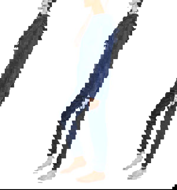 Smart Living Ladies Fleece Hoodie & Jogger Set - Navy