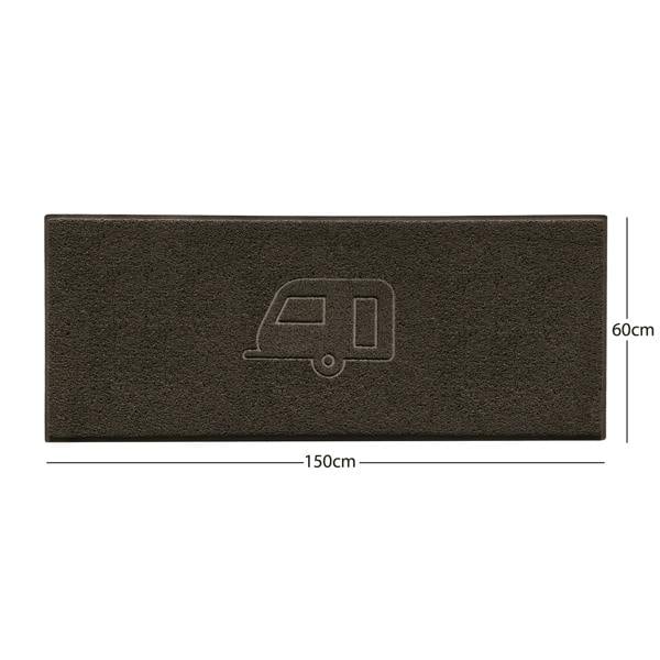 Nicoman "Caravan" Grey Spaghetti Door Mat