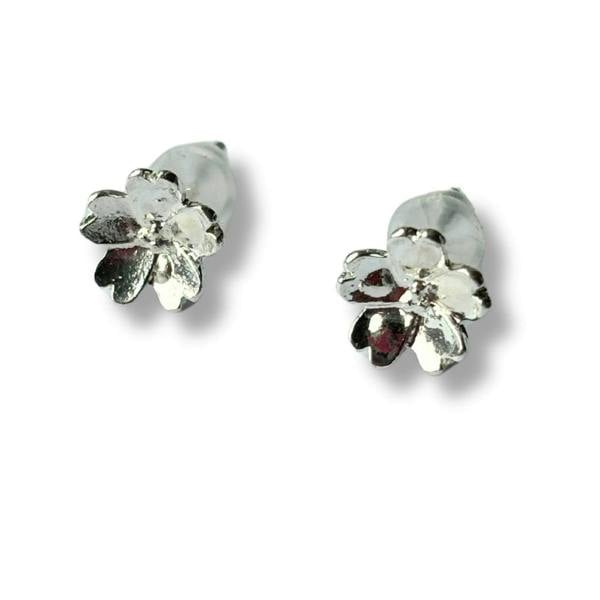 Aye Do Gifts Forget me Knot Flower Silver Stud Earrings