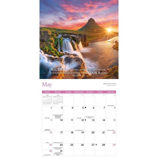 Religion Bible Verses Calendar 2027, Wall Calendars, Month To View, Lifestyle, Gift