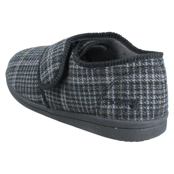 Padders Mens Padders Memory Foam Slippers James II