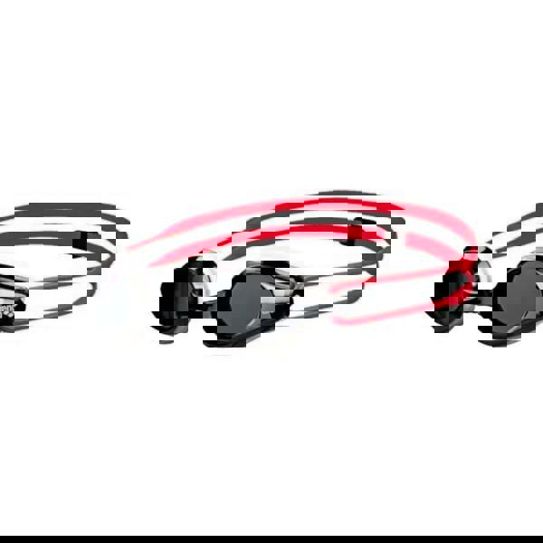 Arena Tracks Junior black and red swim goggles with adjustable strap