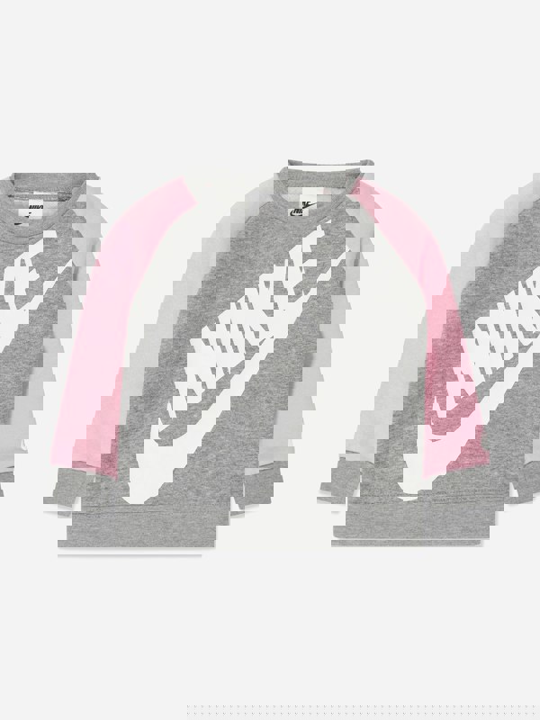 Nike Baby Girls Oversized Futura Tracksuit in Grey