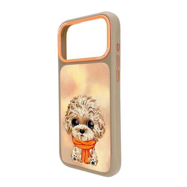 Nimmy Friends Nimmy Big Eye Cute Pet Poodle Dog Case with MagSafe for iPhone 17 Pro Max 6.9" Brown Orange - N-XDY-IP17-PRO-MAX-04