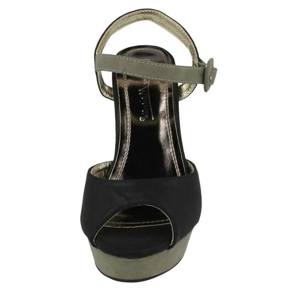 Anne Michelle Ladies Anne Michelle Peep Toe Platform Heels