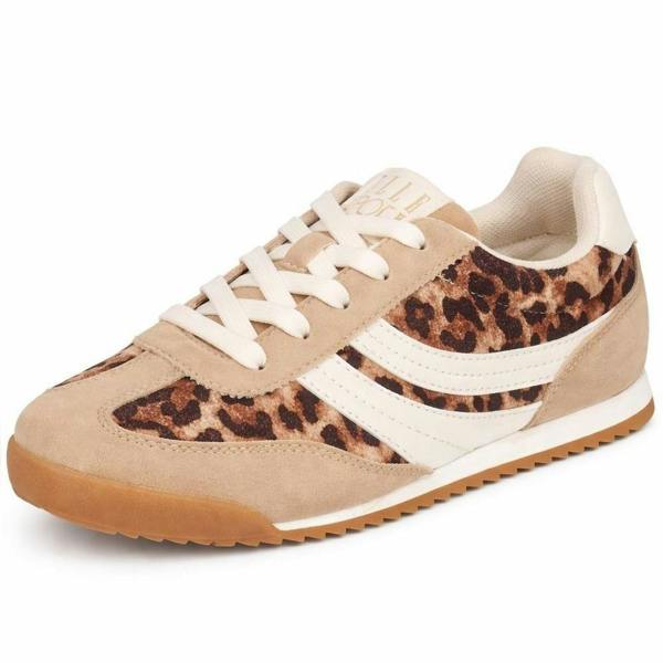 Elle Sport Ladies Elle Sport Retro Lace Up Mesh Trainers F7564