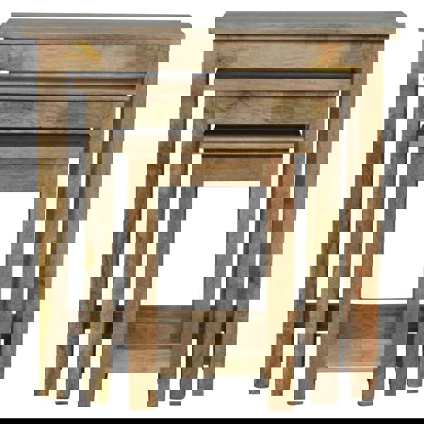 Artisan Furniture Country Solid Wood Stool Set of 3