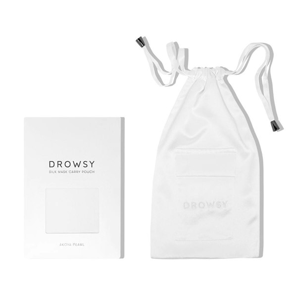 Drowsy Sleep Co Akoya Pearl Silk Carry Pouch