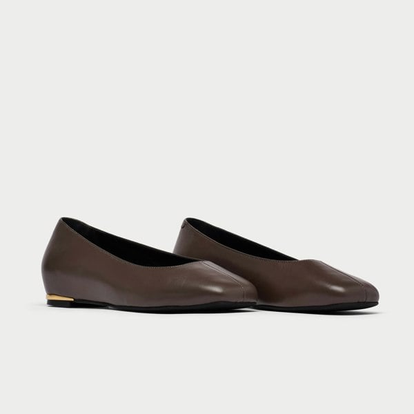 Calla Lucinda Flat Shoes for Bunions & Wide Feet  - Slate Leather