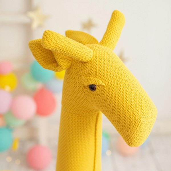 CROCHETTS Large giraffe plush with auxiliary seat for children LT-Y01