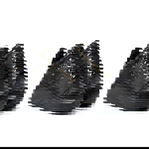 Karl Lagerfeld Kapri Metal Maison Glitter Women's Trainers - Black / Gold