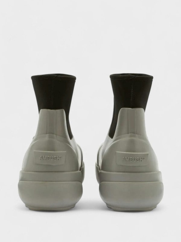 Ambush Rubber Boot Grey Black - Supplied FashionAmbush