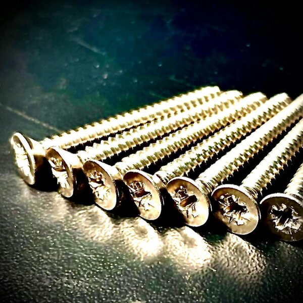 Fixaball No 10 4.8mm Pozi Countersunk Self Tap Screws A2 304 Stainless