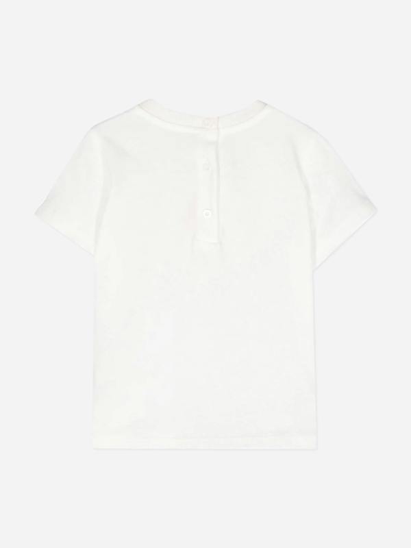 Fendi Kids Fendi Baby Girls Heart Logo T-Shirt in White