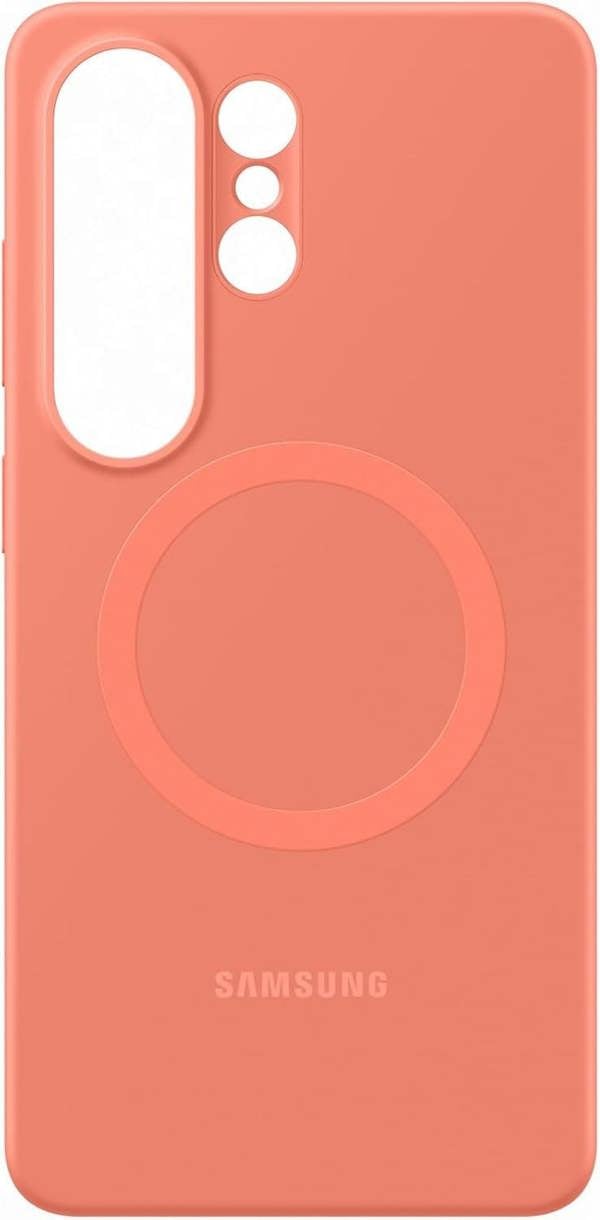 Samsung Galaxy S26 Ultra 6.9" Silicone Magnet Case Coral Red - EF-ES948COEGWW