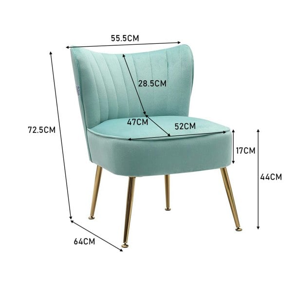 Velvet Cocktail Chairs Accent Chairs with Gold Legs Cocktail Chairs Living and Home